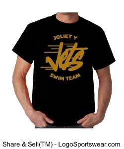 Jets Black T-shirt Design Zoom